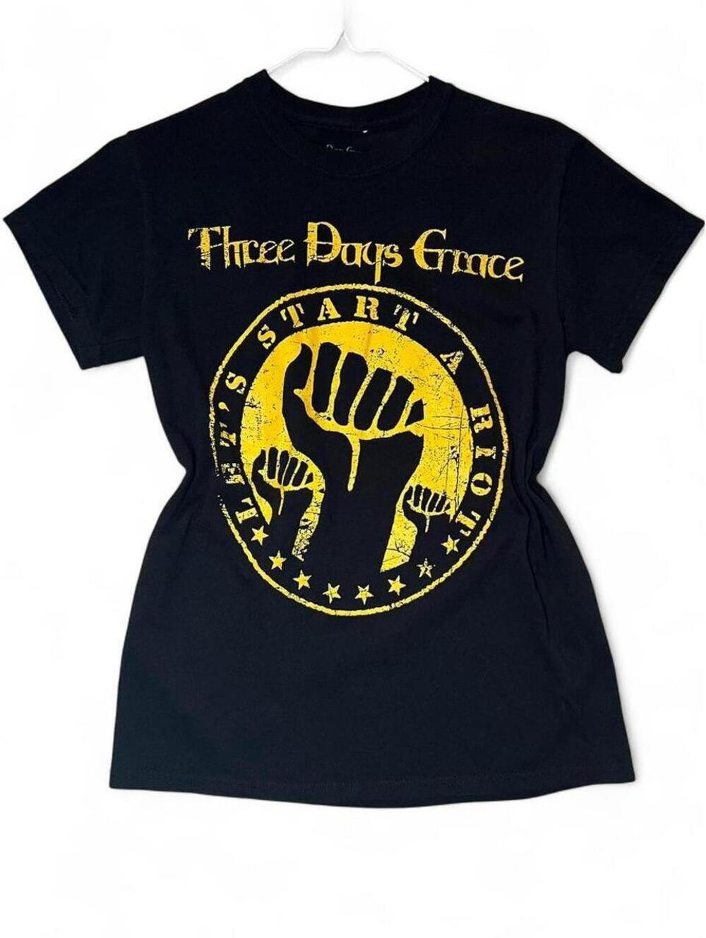Three Days Grace 2019 Lets Start A Riot Tour Graphic T Shirt S